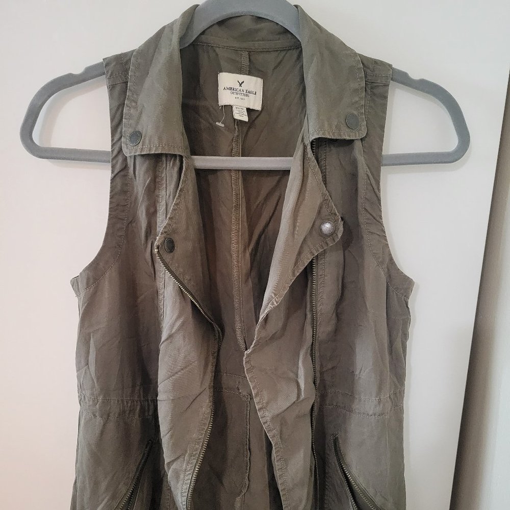 AE Olive Green Vest